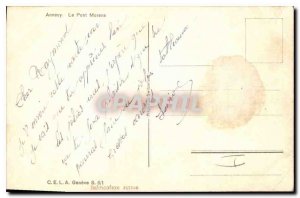 Postcard Old Annecy Le Pont Morens