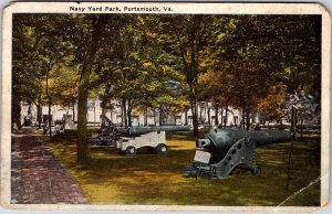 Postcard MILITARY SCENE Portsmouth Virginia VA AL8309