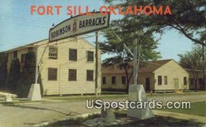 Robinson Barracks - Fort Sill, Oklahoma