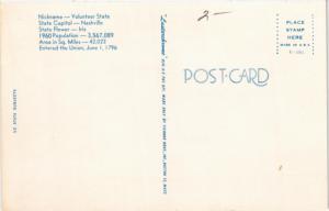 GREETINGS FROM TENNESSEE STATE MAP