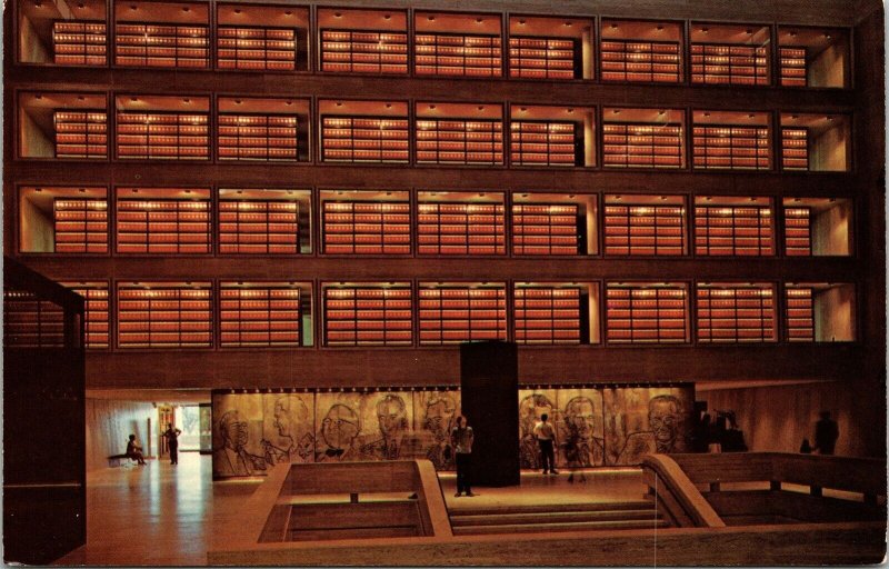 Night View Lyndon Baines Johnson Library University Texas Austin TX VTG Postcard 