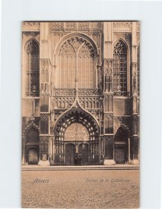 B-202059 Cathedral Portal Anvers Belgium Europe