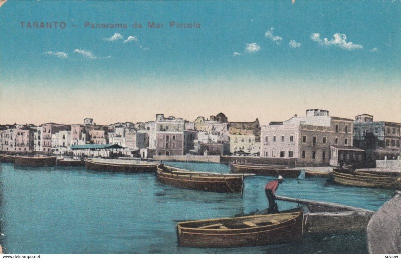 TARANTO, Puglia , Italy , 1900-10s ; Panorama da Mar Piccolo