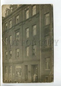 438675 GERMANY street shop orphanage view Vintage photo postcard