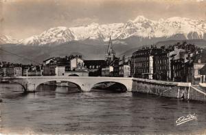 BR48970 Grenoble pont de l hopital et les alpes     France