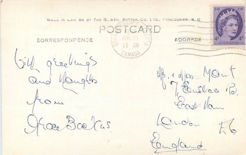 Canada Vancouver Island C.P.R. Terminal Nanaimo 1959