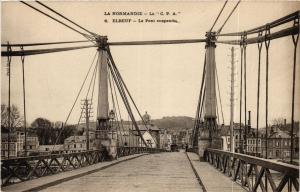 CPA ELBEUF-Le Pont suspendu (347471)