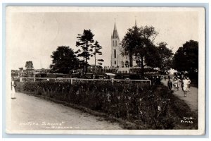 c1910's View Of Martyrs Shrine Midland Ontario Canada RPPC Photo Posted Postcard