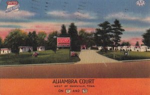 Postcard Alhambra Court Knoxville TN