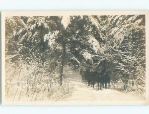 Pre-1918 rppc NICE VIEW Poland Spring Maine ME i9169