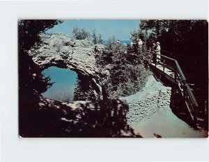 Postcard Arch Rock, Mackinac Island, Michigan