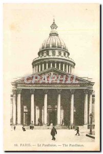 Old Postcard Paris Pantheon