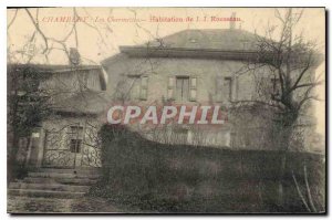 Old Postcard Chambery Charmettes Habitation Rousseau