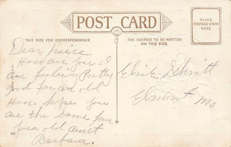 c1920s Women Heart Art Deco Valentines Day P313 