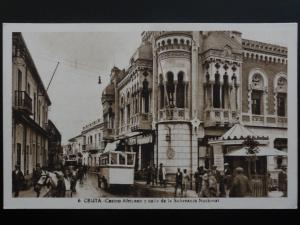 Africa: Republic of Spain CEUTA Casino Africano y calle de la Soberania Nacional