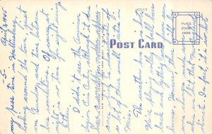 Hattiesburg, Mississippi MS   AMERICAN LEGION CIVIC CENTER  1945 Linen Postcard