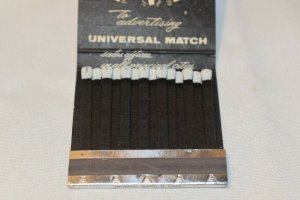 Herb Orenstein Sales Representative Universal Match Corp. 30 Strike Matchbook