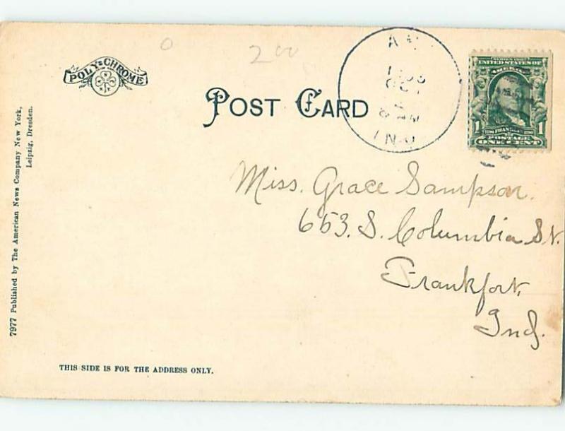 Pre-1907 PANORAMIC VIEW Indianapolis Indiana IN i1681