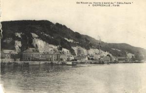 CPA De ROUEN au HAVRE a bord du Felix-Faure - DIEPPEdalle - Foret (201329)