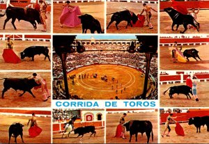 Spain Corrida De Toros Bull Ring and Bull Fight Scenes