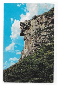 Old Man of the Mountain Franconia Notch NH Rock Formation Vintage 1950s Postcard
