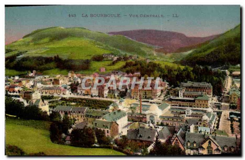 Old Postcard La Bourboule Vue Generale