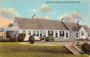 Anadalusia Alabama Country Club Vintage Postcard AA74829
