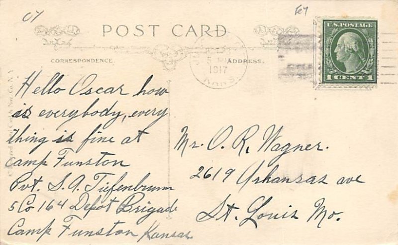 Boxing USA Uncle Sam 1917 