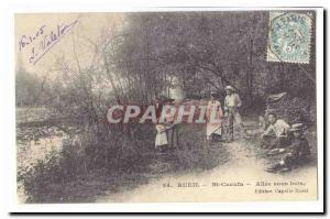 Rueil Postcard Old St Cucufa Allee undergrowth