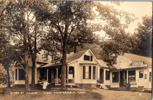 RPPC, H. L. Eddy Store, West Chesterfield MA Real Photo Vintage Postcard U11