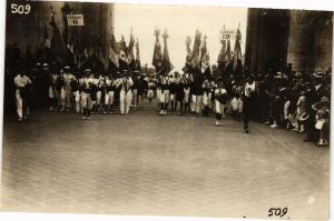 CPA carte photo FGSP Concours Internat. PARIS 1923 - Arc de Triomphe (212484)