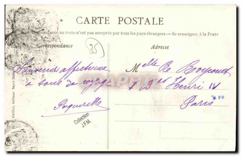 Postcard Old St Suliac General view