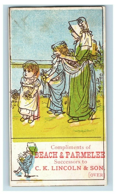 1880's Lot of 3 Beach & Parmelee C. K. Lincoln Druggist Trade Card P126