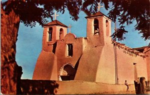 St Francis D’Assisi Mission Ranchos De Taos NM New Mexico VTG Postcard UNP 