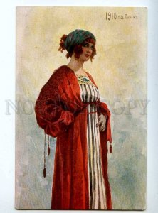 223800 RUSSIA SOLOMKO Parisienne Richard #577 ideal postcard