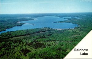 Wisconsin Aerial View Of Rainbow Lake A Fisherman's Paradise