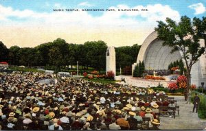 Wisconsin Milwaukee Washington Park Music Temple