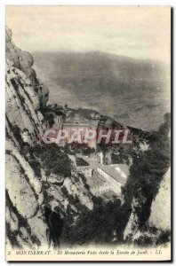 Old Postcard Montserrat Monasterio Ei Visto desde la Escala Jacob