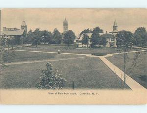 Pre-1907 PARK SCENE Dansville - Near Bath & Hornell & Geneseo New York NY H4117