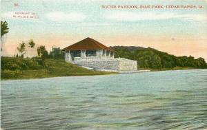 IA, Cedar Rapids, Iowa, Ellis Park,  Water Pavilion, William Baylis No. 36