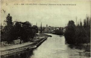 CPA ANGOULEME - Faubourg L'Houmeau vu du Pont de St-Cybard (654533)