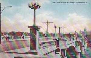 Iowa Des Moines New Locust Street Bridge