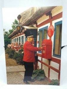 Danish Postman Denmark Postcard