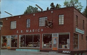 Bristol New Brunswick NB Marich's Country Store Storefront Vintage Postcard