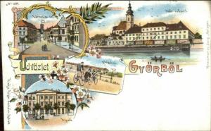 Cyor Cyorbol Hungary Multi View - Udvozlet 1899 Used Postcard