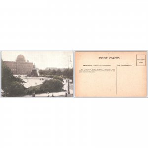 Postcard The Lustgarten Berlin Germany Happy Garden c1910
