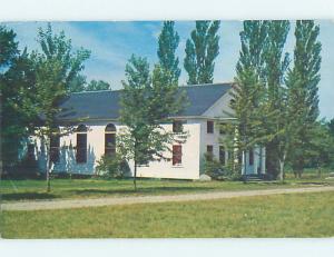 1950's CHURCH SCENE Winnipesaukee New Hampshire NH p4367
