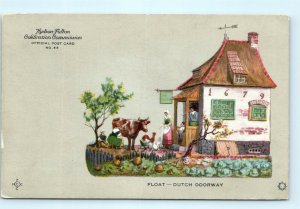 Postcard NY Hudson Fulton Celebration Commission Float Dutch Doorway 1909 R70