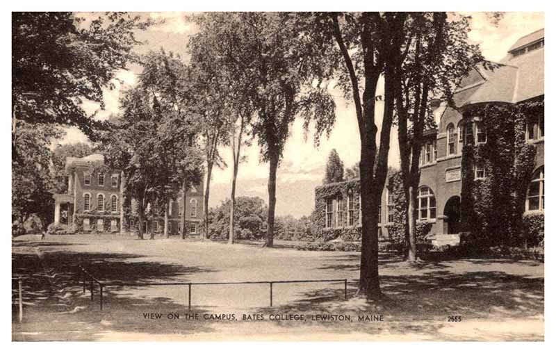Postcard SCHOOL SCENE Lewiston Maine ME AQ9335