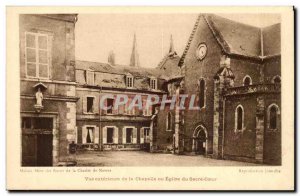 Exterior View of the Chapel or Church of the Sacred Heart - Old Postcard